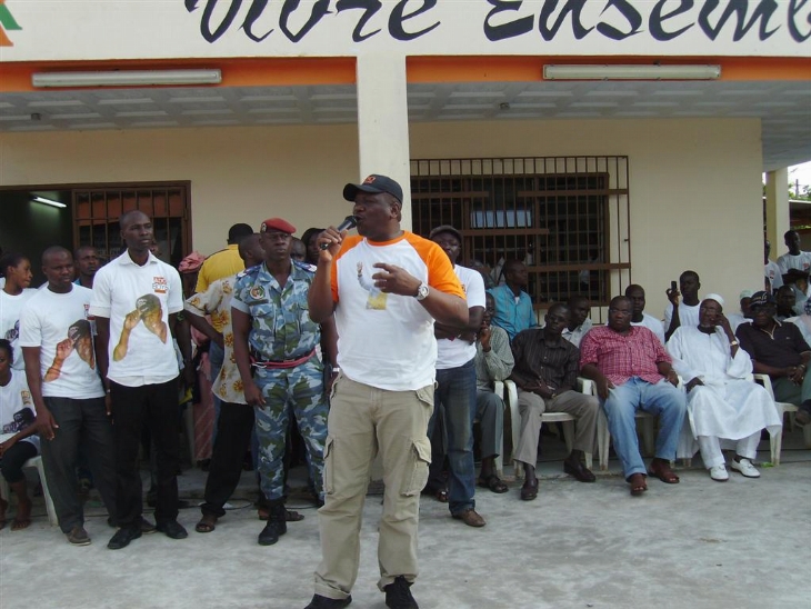 Séguéla : accueilli en triomphe Hamed Bakayoko forme au vote